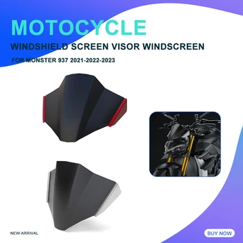 Za Ducati Monster 937 2021 2022 2023 Motocikel pribor Prednje Vetrobransko steklo, Oklep Veter Ter vetrobransko steklo Zaslona Vizir