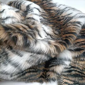 tiger vzorec 2 cm plišastih specializiranimi za umetno krzno, tkanine, imitacija krzna, uspešnosti oblačila specializiranimi za umetno krzno, tkanine za krpanje