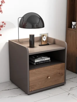 Minimalističen nočno omarico, Nordijska mini spalnica shranjevanje kabinet, INS slog vsestranski shranjevanje kabinet, majhen kabinet