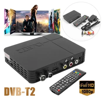 Prizemni Sprejemnik 1080P HD Digital PVR K2 DVB-T2 Oddajanje TV Sprejemnik Polje MPEG-2/4 H. 264 Podpora HDMI z Daljinskim upravljalnikom