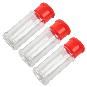 36 Kos Plastike Začimb, Sol, Poper Shakers Začimbe Jar Žar Lahko Začimba Jar Steklenice Cruet Posodo Polje(Rdeča)