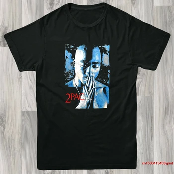 Tupac 2pac Mens majica S-XL Retro Band Tee Rock Letnik Gangster Hip Hop Hip Hop tee moški t-shirt