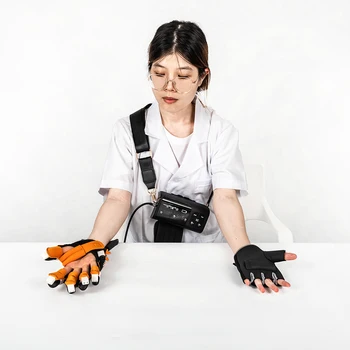 Nov prenosni FR03 strani Rehabilitacijo Prst Terapija Robot Rokavice Hemiplegia Smart Strani Prst Usposabljanje Kap Robot Rokavice