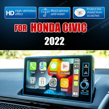 RHD Stekla Avtomobila HD Navigacijski Zaslon Kaljeno Film Gps Nalepke Za Honda Civic 2022 Pribor Zaščitnik Auto