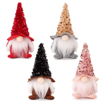 18 CM Gnome Božič Brezosebna Lutka Vesel Božič Dom Dekoracijo Navidad Natalne Darilo Za Novo Leto, Božič, Darila, 18 X 8 Cm