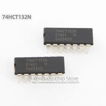 5pcs/veliko 74HCT132N 74HCT132 DIP-14 package Prvotno pristno logičnega čipa
