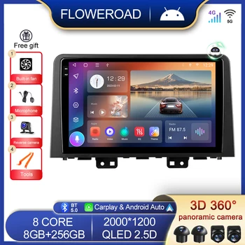 Za Hyundai Staria H1 2021 - 2023 Android 13 avtoradio Večpredstavnostna Video Predvajalnik Navigacija GPS Carplay Auto Stereo 4G NI 2DIN DVD