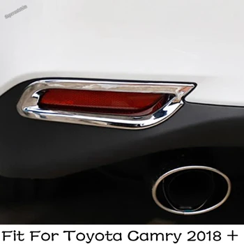 Zadaj Zadaj, meglenke Lučka Foglight Odtenek Okvir Trim Kritje 2PCS Primerni Za Toyota Camry 2018 - 2021 ABS Dodatki Zunanjost