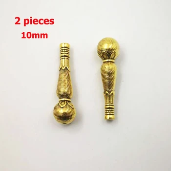 Zlata 10 mm EMAMU Za Izdelavo molitev kroglice Tasbih minaret biseri 10 mm pribor Misbaha Kovinski pribor