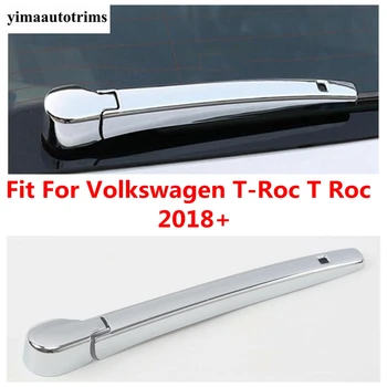 Za Volkswagen T-Roc T Roc 2018 - 2023 Zadnje Vetrobransko steklo Okna vetrobranskega stekla Dež Stekla Pokrov Trim ABS Chrome Dodatki Zunanjost