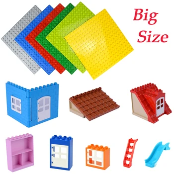 Veliki Bloki Osnovno Ploščo 404 Pike DIY Velike Baseplate Pribor za Gradnjo Blokov, Igrače Za Otroke, ki so Združljive Vse blagovne Znamke Toy Leduo