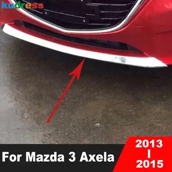 Sprednji Spodnji Odbijač Kritje Trim Za Mazda 3 Axela 2013 2014 2015 Chrome Sprednji Spodnji Grill Rešetka, Oblikovanje Strip Avto Dodatki