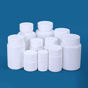 1Pcs Prazno Plastenko Hrana Razred Posodo Medicine Kapsula Tabletke ponovno napolniti Steklenico 20ml-200 ml