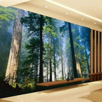 beibehang ozadje po Meri 3d freske sončni svetlobi drevo veliko drevo TV ozadju stene papirjev doma dekor de papel parede 3d ozadje