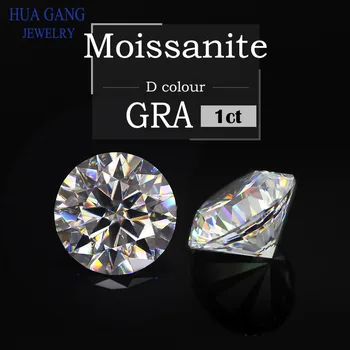 3EX cut FL D Barve Visoke kakovosti pregleden Moissanite Kamen Pravi D barvne Moissanite izgubijo kamen GRA lahko Prenese Tester