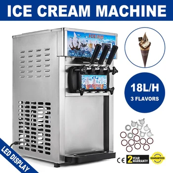 Restavracija Zgornji Tabeli Mehko Služijo Sladoled Stroji Za Izdelavo Podjetje Za Prodajo