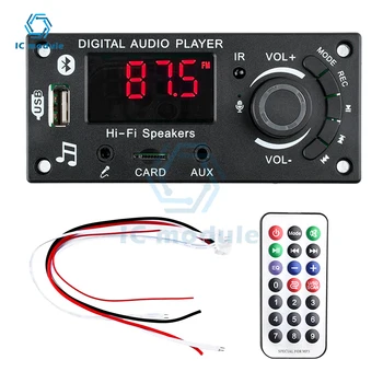 Dekodiranje Mp3 Odbor Avdio Ojačevalnik Odbora 2*50 W Bluetooth Car Audio Matično ploščo Z Radio Funkcijo In Mikrofon, Vtičnico